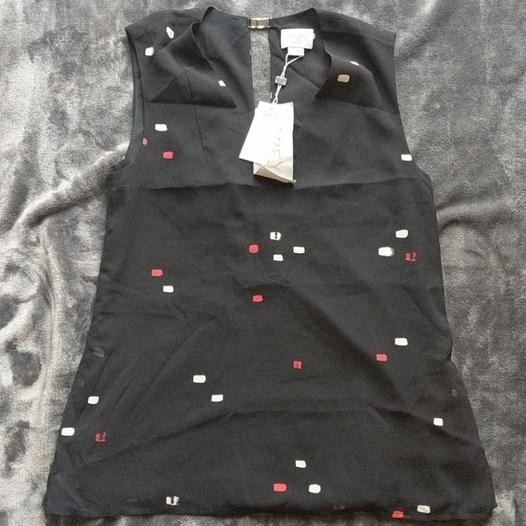 Grey Jason Wu Colorblock Print Sleeveless Top sz 2 - Picture 6 of 8